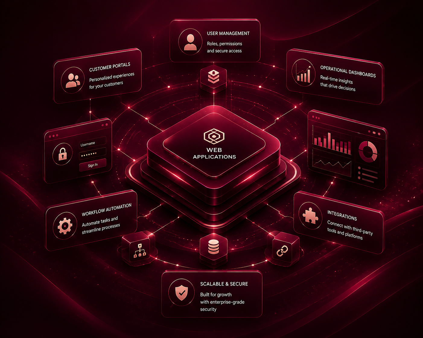 Custom web applications